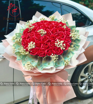 Bó hoa tiền 10 triệu mix hoa hồng