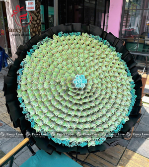 Bó hoa tiền 300 tờ 100k siêu to