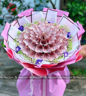 Bó hoa tiền 50k dành cho em