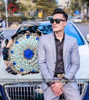 Bó hoa tiền 50 triệu quà tặng sinh nhật đẳng cấp