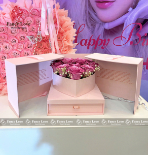 Hộp quà tặng tiền trái tim Forever Love