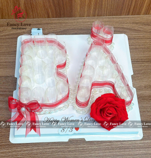 Khuôn đút tiền chữ BÀ tặng sinh nhật, 8/3, 20/10