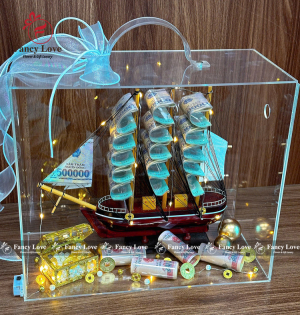 Vali thuyền thuận buồm xuôi gió tiền 500k mix 200k