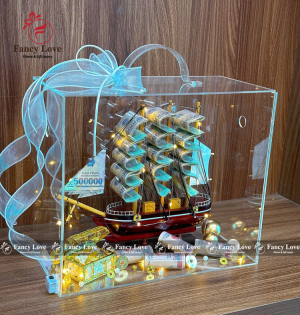 Vali thuyền thuận buồm xuôi gió tiền 500k mix 200k